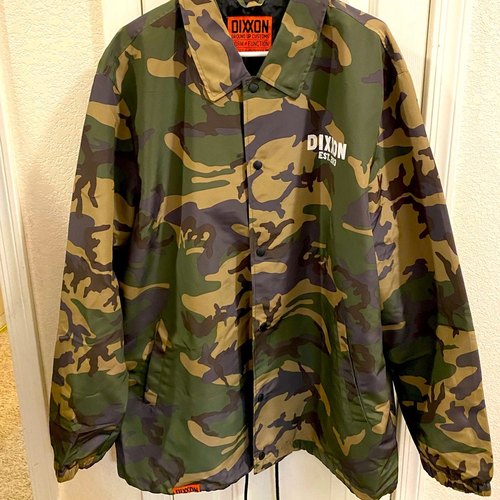 Men’s Dixxon 2XL Strike First windbreaker jacket.